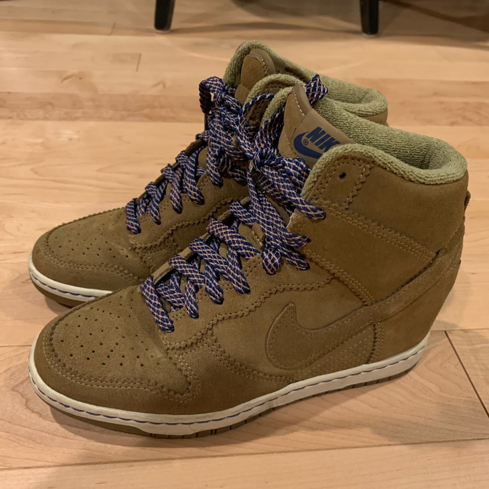 Nike Suede Wedge Sneakers